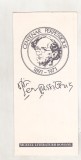 bnk cp Felicitare 1992 - Centenar Perpessicius - Muzeul literaturii romane