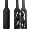 Set cadou 5 accesorii pentru vin cu 6 piese si cutie in forma de sticla