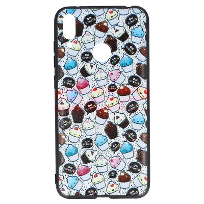 Toc TPU+PC UV Print 3D Huawei Y7 Prime 2019 / Y7 2019 Cupcakes foto