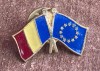 QW9 N8 54 - insigna - steaguri - Romania - Uniunea Europeana UE, Europa
