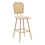 Cumpara ieftin Scaun de bar Camilla I Bej 47.5x58x117 cm