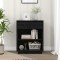 vidaXL Dulap consolă, negru, 60x34x75 cm, lemn masiv de pin 813838