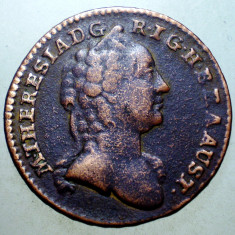 G.049 AUSTRIA MARIA THERESA 1 EIN KREUTZER KREUZER 1760 H