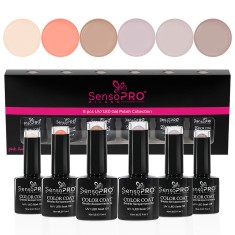 Set 6 Oje Semipermanente 10ml SensoPRO Milano, Nude Seduction
