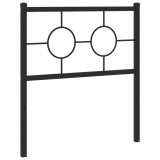 Cumpara ieftin Tablie de pat de schimb metalica, negru, 80 cm