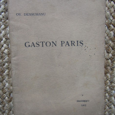 Ovid Densusianu- Gaston Paris, 1903