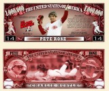 !!! SUA = FANTASY NOTE (TJ6) = PETE ROSE , JUCATOR DE BASEBALL - 2023 - UNC