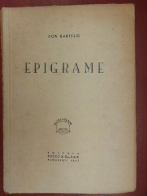 Epigrame-Don Bartolo foto