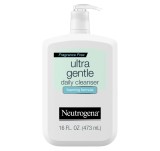 Gel de curățare Neutrogena Ultra Gentle Daily Cleanser pentru ten sensibil, fără parfum, 473 ml