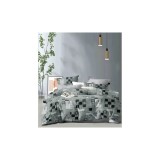 Cumpara ieftin Lenjerie de Pat Bumbac Finet, 6 Piese, Pat Dublu - GR-451