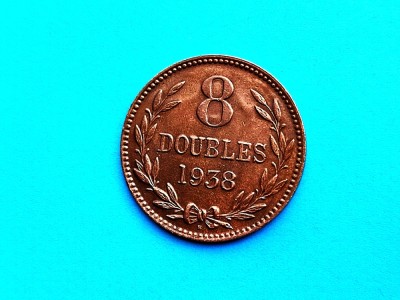 8 Doubles 1938 Guernsey-AUNC-RAR foto