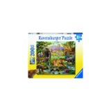 Cumpara ieftin PUZZLE ANIMALE DIN SAVANA, 200 PIESE, Ravensburger