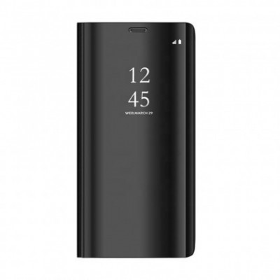 Husa Flip Carte CLEAR VIEW Samsung A405 Galaxy A40 Negru foto