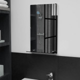 Oglinda de perete cu raft, 30 x 50 cm, sticla securizata GartenMobel Dekor, vidaXL
