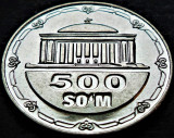 Moneda exotica 500 SOM - UZBEKISTAN, anul 2018 * cod 5093 = UNC, Asia