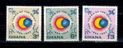 Ghana 1964 - Anul Soarelui Linistit, serie neuzata foto