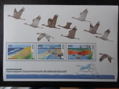 Germania-Fauna,pasari-bloc nestampilat foto