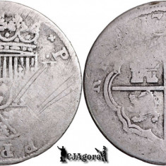 1718, 2 Reales - Filip al V-lea - Seville - Regatul Spaniei