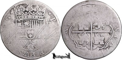 1718, 2 Reales - Filip al V-lea - Seville - Regatul Spaniei foto