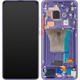 Cumpara ieftin Display cu Touchscreen Xiaomi Poco F2 Pro, cu Rama, Mov (Electric Purple), Service Pack 56000F0J1100