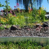 5er Set Ultra Starke Alu Rasenkanten 14cm x 2m (10m lang) | Beeteinfassung | Beetumrandung | Beetbegrenzungen, Color-GS: ohne Farbe