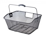 Cos Bicicleta Spate Negru 41x31x16 cm