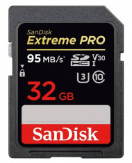 Card Sandisk Extreme Pro SDSDXXG-032G-GN4IN 32GB UHS-I U3 foto