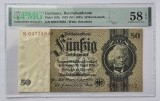 50 Reischsmark Germany 1945 PMG 58