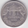 Ungaria 5 Korona (5 Corona) 1908, Europa, Argint