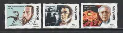 Romania 1997 - #1428 Personalitati 3v MNH foto