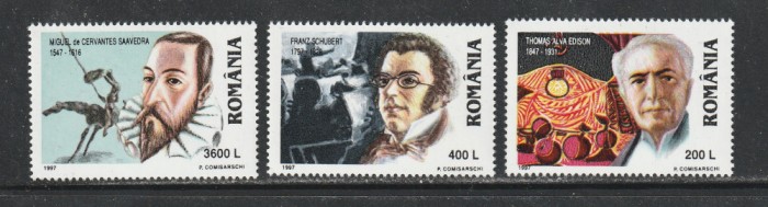 Romania 1997 - #1428 Personalitati 3v MNH