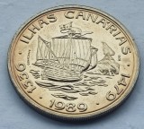 454. Moneda Portugalia 100 escudos 1989 (Discovery of Canary islands)