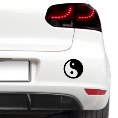 Sticker auto - Yin Yang foto