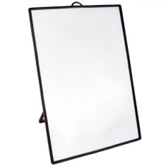 Oglindă de Masă, Model Rectangular, Culoare Negru, Dimensiuni 24x18 cm