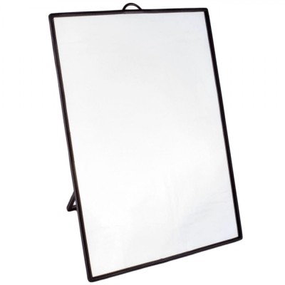 Oglindă de Masă, Model Rectangular, Culoare Negru, Dimensiuni 24x18 cm foto