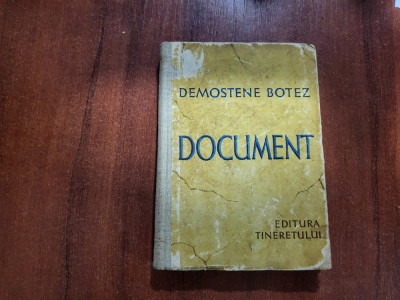 Document de Demostene Botez foto