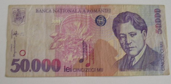 M1 - Bancnota Romania - 50000 lei - emisiune 1996