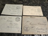 Lot 4 plicuri Germania, Feldpost, 1944, circulate, Bad Kreuznach, stare buna