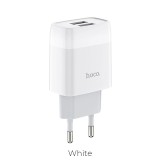 Cumpara ieftin Incarcator retea Hoco C73A, 2xUSB 2.4A, Alb