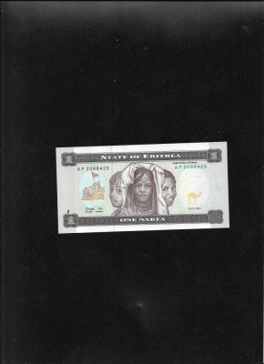 Eritrea 1 nakfa 1997 seria2098425 unc foto