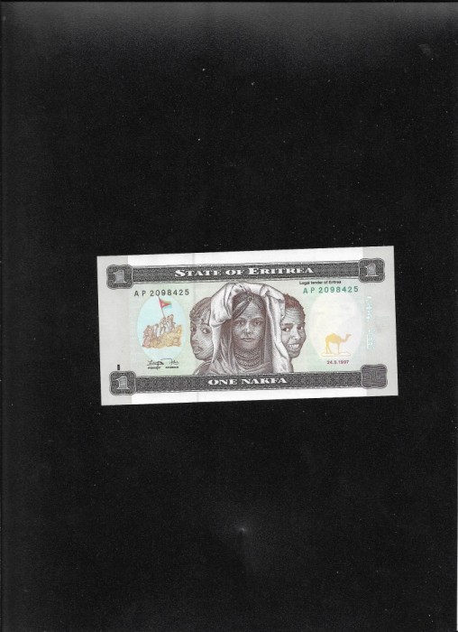 Eritrea 1 nakfa 1997 seria2098425 unc