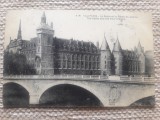 ✅ CARTE POȘTALĂ UNICATĂ INTERBELICĂ CIRCULATĂ FRANCEZĂ PARIS SENA ȘI PALATUL DE JUSTIȚIE 1928 LA SEINE ET LE PALAIS DE JUSTICE