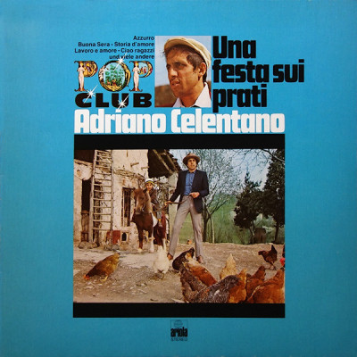 Vinil Adriano Celentano &amp;lrm;&amp;ndash; Una Festa Sui Prati (VG+) foto