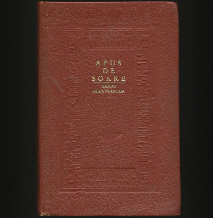 APUS DE SOARE - BARBU DELAVRANCEA