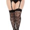 Ciorapi cu flori dantelate Leg Avenue Plus Size