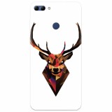 Husa silicon pentru Huawei Y9 2018, Geometric Tibetan Antelope