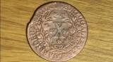 Portugalia - moneda colectie foarte rara - 10 reis 1799 curatata - Regina Maria I - senzationala !