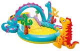 Centru de joaca gonflabil pentru copii Intex Dinoland 302x229x112 cm