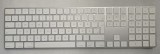 Tastatura originala Apple Magic Keyboard wireless, numerica - alb A1843