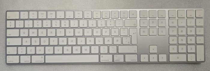Tastatura originala Apple Magic Keyboard wireless, numerica - alb A1843